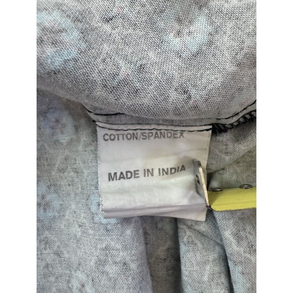 Eshakti Dress Custom Blue Floral Fit Flare Boat Neck Cotton Sundress Bohemian - Picture 7 of 10